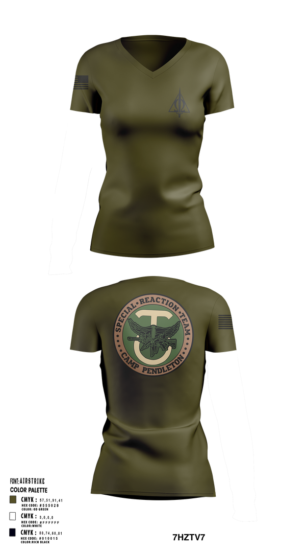 Womens Short Sleeve Vneck Shirt, SRT, Marines, Teamtime, Team time, sublimation, custom sports apparel, team uniforms, spirit wear, spiritwear, sports uniforms, custom shirts, team store, custom team store, fundraiser sports, apparel fundraiser