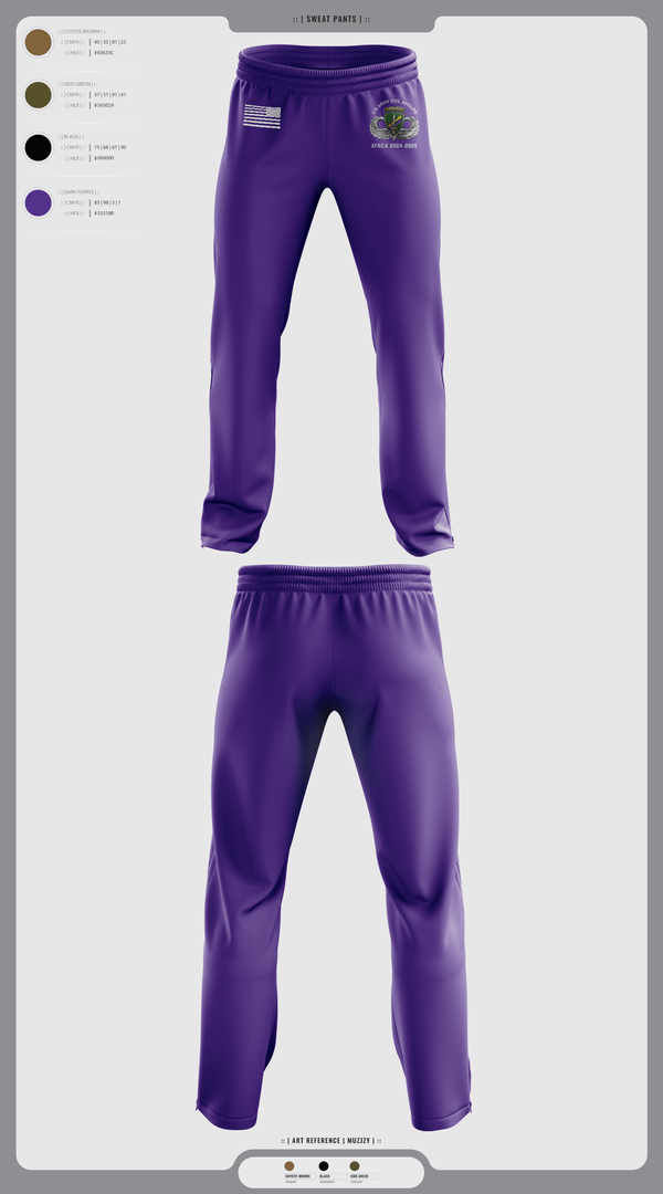 Sweatpants, 478th CA BN (A), Army, Teamtime, Team time, sublimation, custom sports apparel, team uniforms, spirit wear, spiritwear, sports uniforms, custom shirts, team store, custom team store, fundraiser sports, apparel fundraiser