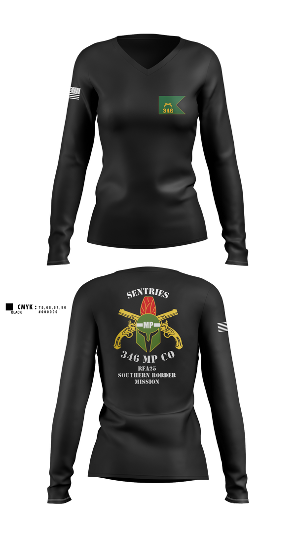 Womens Long Sleeve Vneck Shirt, 346 MP CO, , Teamtime, Team time, sublimation, custom sports apparel, team uniforms, spirit wear, spiritwear, sports uniforms, custom shirts, team store, custom team store, fundraiser sports, apparel fundraiser