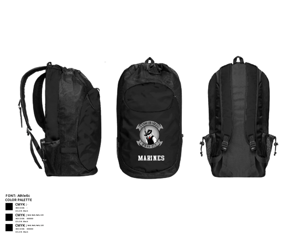Gear Bag, FIELD MESS, Marines, Teamtime, Team time, sublimation, custom sports apparel, team uniforms, spirit wear, spiritwear, sports uniforms, custom shirts, team store, custom team store, fundraiser sports, apparel fundraiser