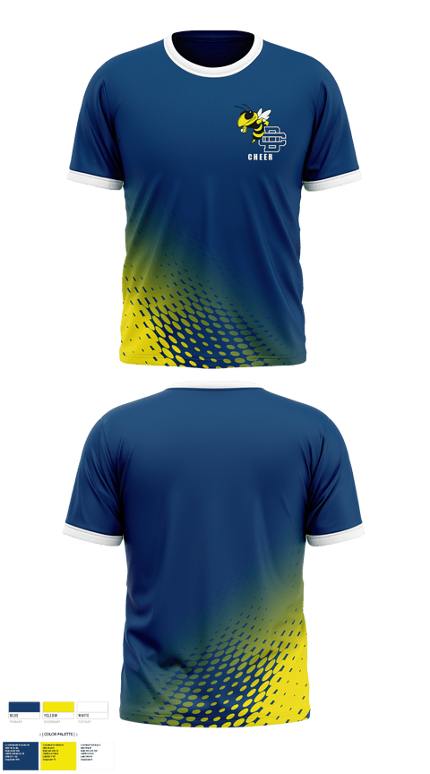 Short Sleeve Performance Shirt, Detroit Country Day School (Upper School) Cheer, Cheer, Teamtime, Team time, sublimation, custom sports apparel, team uniforms, spirit wear, spiritwear, sports uniforms, custom shirts, team store, custom team store, fundraiser sports, apparel fundraiser