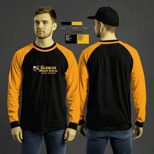 Long Sleeve Performance Shirt, Glencoe High School Cross Country, Cross Country, Teamtime, Team time, sublimation, custom sports apparel, team uniforms, spirit wear, spiritwear, sports uniforms, custom shirts, team store, custom team store, fundraiser sports, apparel fundraiser