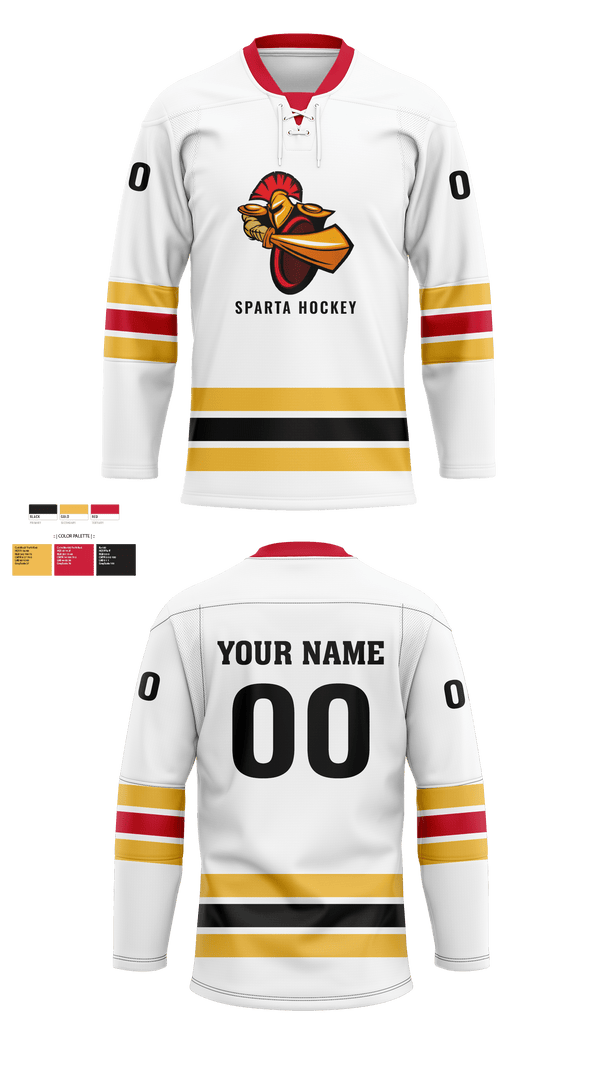 Hockey Jersey, Sparta Youth Hockey, Spirit Store, Teamtime, Team time, sublimation, custom sports apparel, team uniforms, spirit wear, spiritwear, sports uniforms, custom shirts, team store, custom team store, fundraiser sports, apparel fundraiser