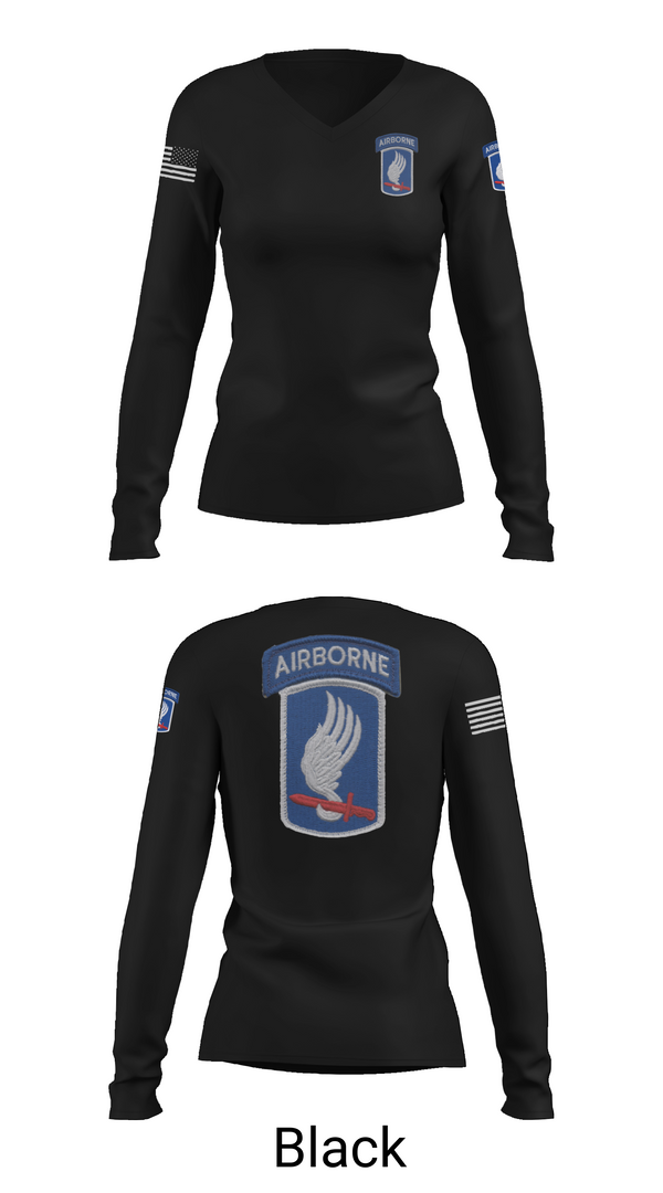 Womens Long Sleeve Vneck Shirt, Sky Soldiers, , Teamtime, Team time, sublimation, custom sports apparel, team uniforms, spirit wear, spiritwear, sports uniforms, custom shirts, team store, custom team store, fundraiser sports, apparel fundraiser