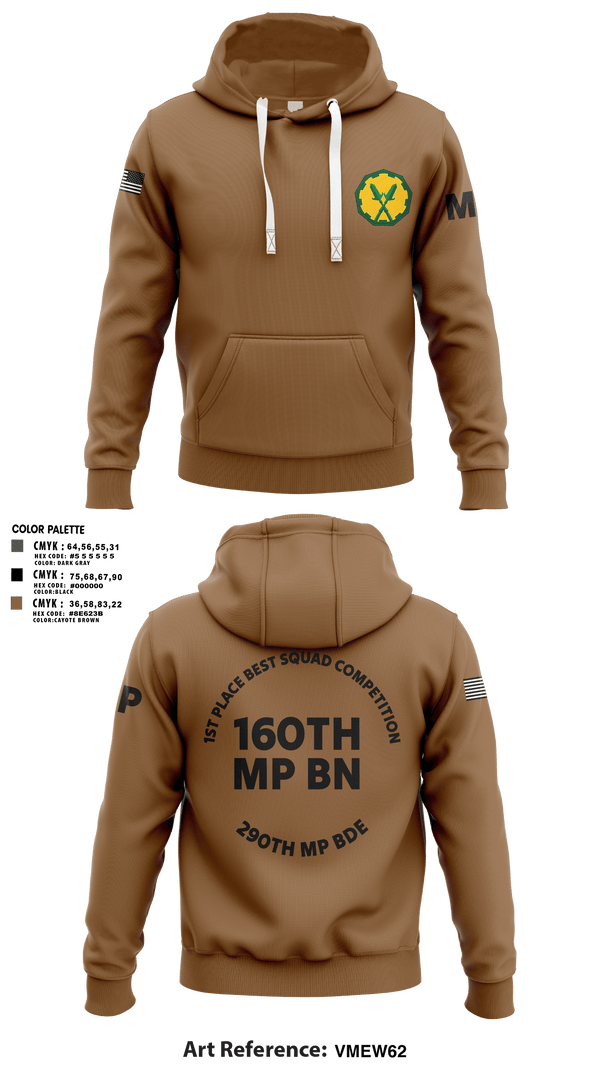 Hoodie, 160th mp bn, Army, Teamtime, Team time, sublimation, custom sports apparel, team uniforms, spirit wear, spiritwear, sports uniforms, custom shirts, team store, custom team store, fundraiser sports, apparel fundraiser