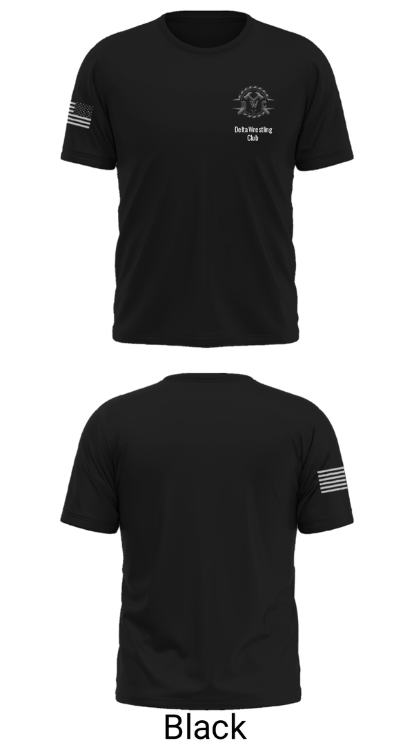 Short Sleeve Performance Shirt, Delta Wrestling Club, Wrestling, Teamtime, Team time, sublimation, custom sports apparel, team uniforms, spirit wear, spiritwear, sports uniforms, custom shirts, team store, custom team store, fundraiser sports, apparel fundraiser