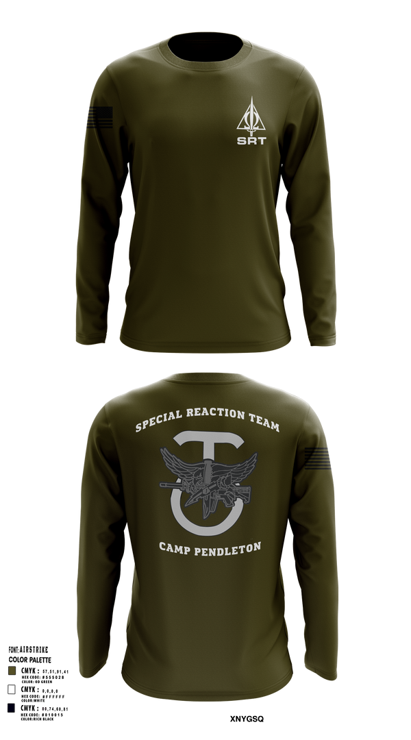 Long Sleeve Performance Shirt, Special Reaction Team, Marines, Teamtime, Team time, sublimation, custom sports apparel, team uniforms, spirit wear, spiritwear, sports uniforms, custom shirts, team store, custom team store, fundraiser sports, apparel fundraiser