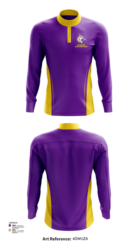 Quarter Zip Jacket, Oak Harbor High School Cheer, Cheer, Teamtime, Team time, sublimation, custom sports apparel, team uniforms, spirit wear, spiritwear, sports uniforms, custom shirts, team store, custom team store, fundraiser sports, apparel fundraiser