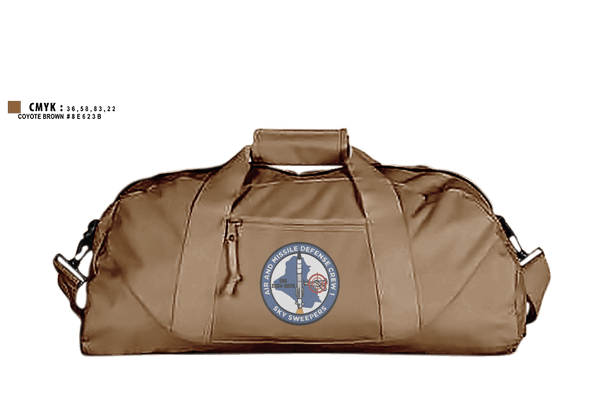 Duffle Bag, Bravo Battery, 4th Battalion, 3rd Air Defense Artillery Regiment, Army, Teamtime, Team time, sublimation, custom sports apparel, team uniforms, spirit wear, spiritwear, sports uniforms, custom shirts, team store, custom team store, fundraiser sports, apparel fundraiser