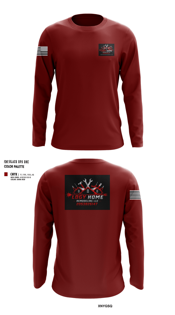 Long Sleeve Performance Shirt, Logy home construction & renovation LLC, , Teamtime, Team time, sublimation, custom sports apparel, team uniforms, spirit wear, spiritwear, sports uniforms, custom shirts, team store, custom team store, fundraiser sports, apparel fundraiser