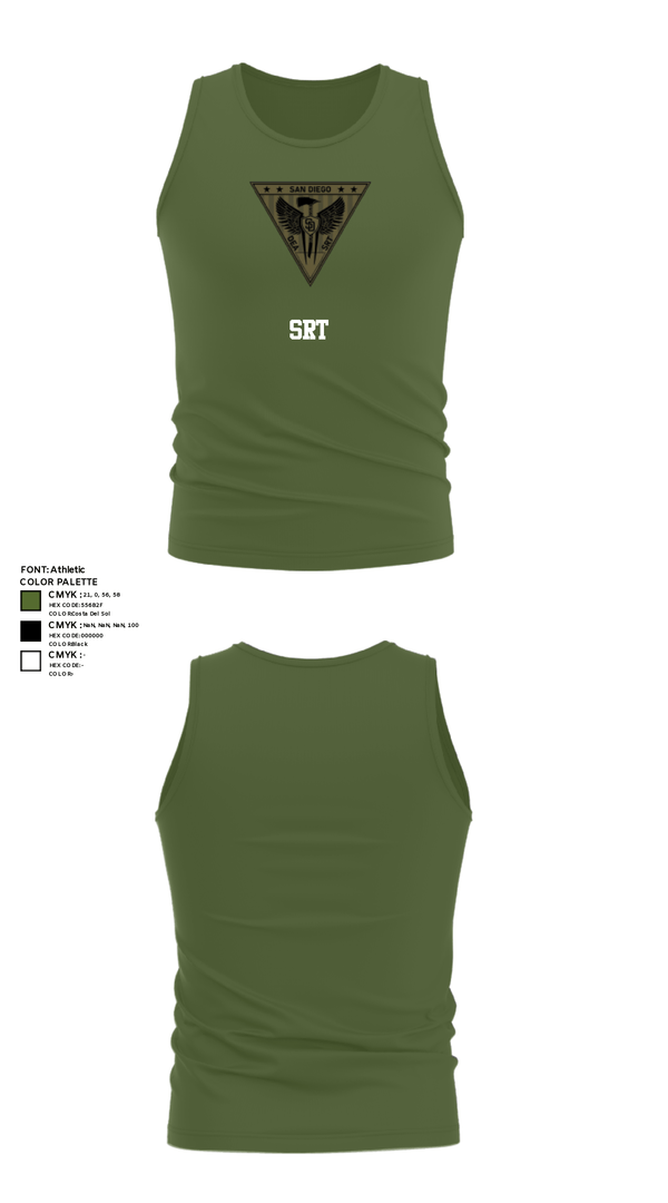 Tank Top, SRT, Police, Teamtime, Team time, sublimation, custom sports apparel, team uniforms, spirit wear, spiritwear, sports uniforms, custom shirts, team store, custom team store, fundraiser sports, apparel fundraiser