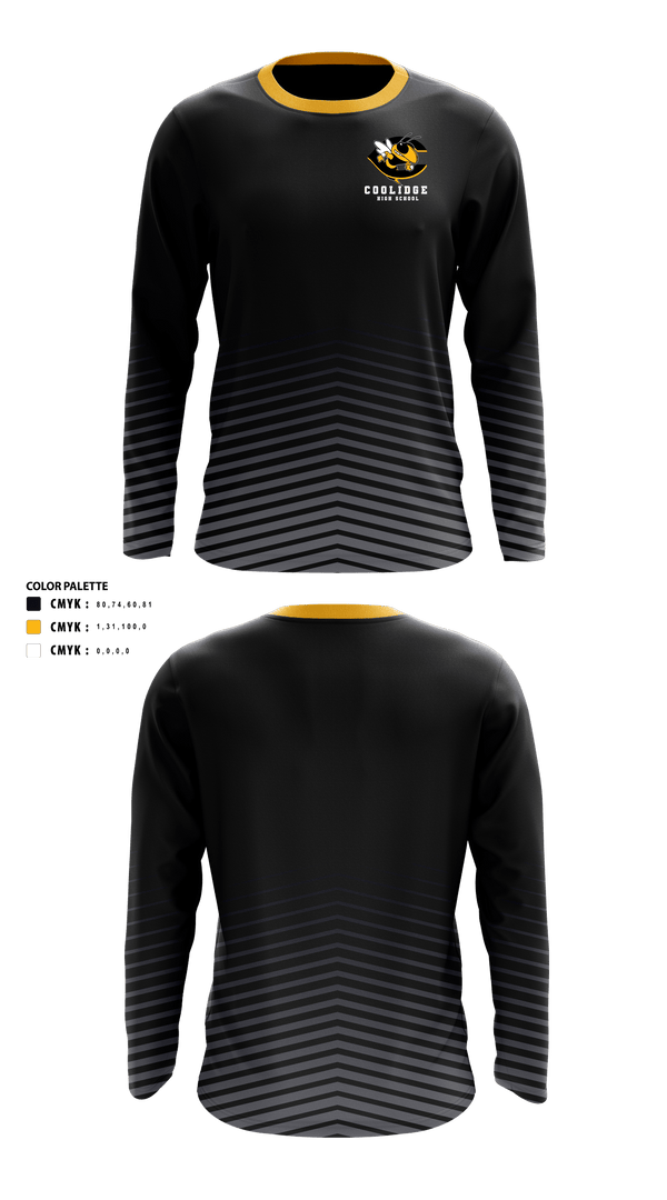 Long Sleeve Performance Shirt, Coolidge High School Cross Country, Cross Country, Teamtime, Team time, sublimation, custom sports apparel, team uniforms, spirit wear, spiritwear, sports uniforms, custom shirts, team store, custom team store, fundraiser sports, apparel fundraiser