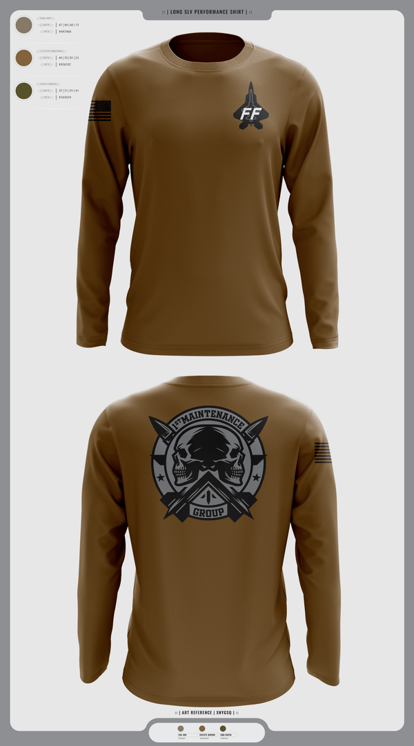 Long Sleeve Performance Shirt, 1 mxg, Air Force, Teamtime, Team time, sublimation, custom sports apparel, team uniforms, spirit wear, spiritwear, sports uniforms, custom shirts, team store, custom team store, fundraiser sports, apparel fundraiser