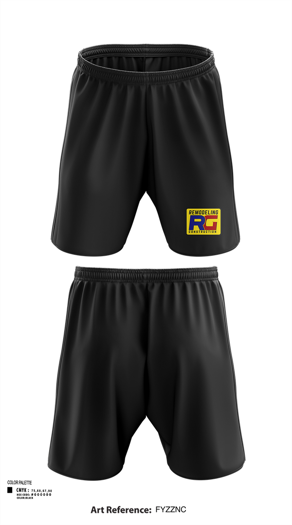 Athletic Shorts With Pockets, Rg remodeling, , Teamtime, Team time, sublimation, custom sports apparel, team uniforms, spirit wear, spiritwear, sports uniforms, custom shirts, team store, custom team store, fundraiser sports, apparel fundraiser
