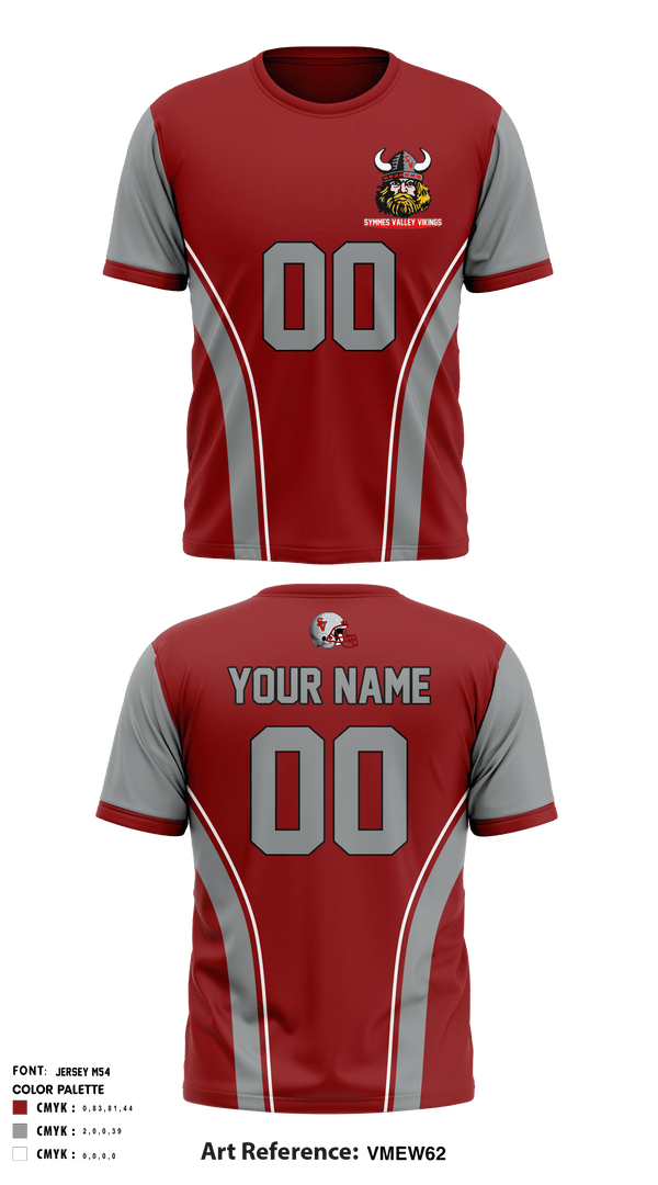 Short Sleeve Performance Shirt, Symmes Valley Vikings, Football, Teamtime, Team time, sublimation, custom sports apparel, team uniforms, spirit wear, spiritwear, sports uniforms, custom shirts, team store, custom team store, fundraiser sports, apparel fundraiser