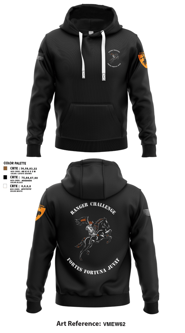 Hoodie, Ranger Challenge, , Teamtime, Team time, sublimation, custom sports apparel, team uniforms, spirit wear, spiritwear, sports uniforms, custom shirts, team store, custom team store, fundraiser sports, apparel fundraiser