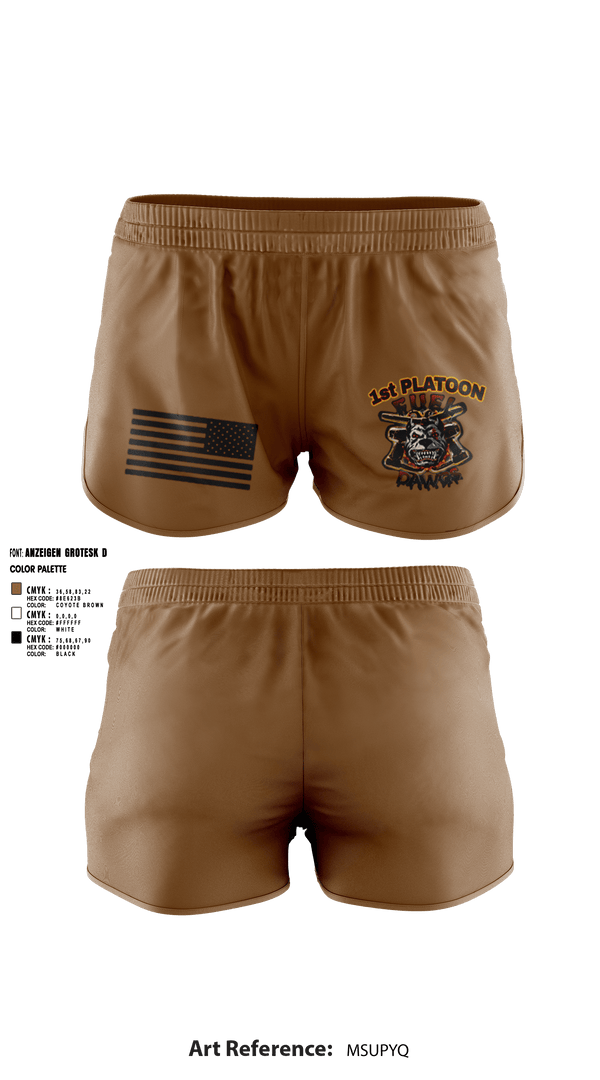 Ranger Panties, Fuel Dawgs, Army, Teamtime, Team time, sublimation, custom sports apparel, team uniforms, spirit wear, spiritwear, sports uniforms, custom shirts, team store, custom team store, fundraiser sports, apparel fundraiser