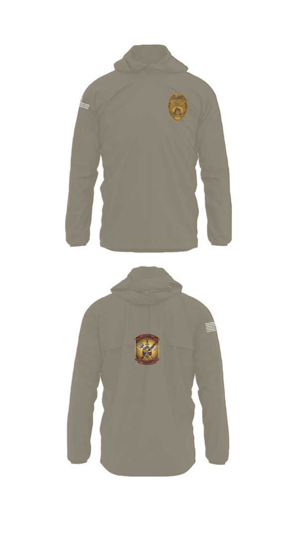 Windbreaker, 4th Law Enforcement Battalion Bravo Company, Marines, Teamtime, Team time, sublimation, custom sports apparel, team uniforms, spirit wear, spiritwear, sports uniforms, custom shirts, team store, custom team store, fundraiser sports, apparel fundraiser