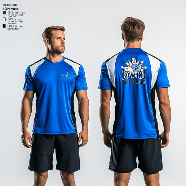 Short Sleeve Performance Shirt, Fort Edward High School Bowling, Bowling, Teamtime, Team time, sublimation, custom sports apparel, team uniforms, spirit wear, spiritwear, sports uniforms, custom shirts, team store, custom team store, fundraiser sports, apparel fundraiser