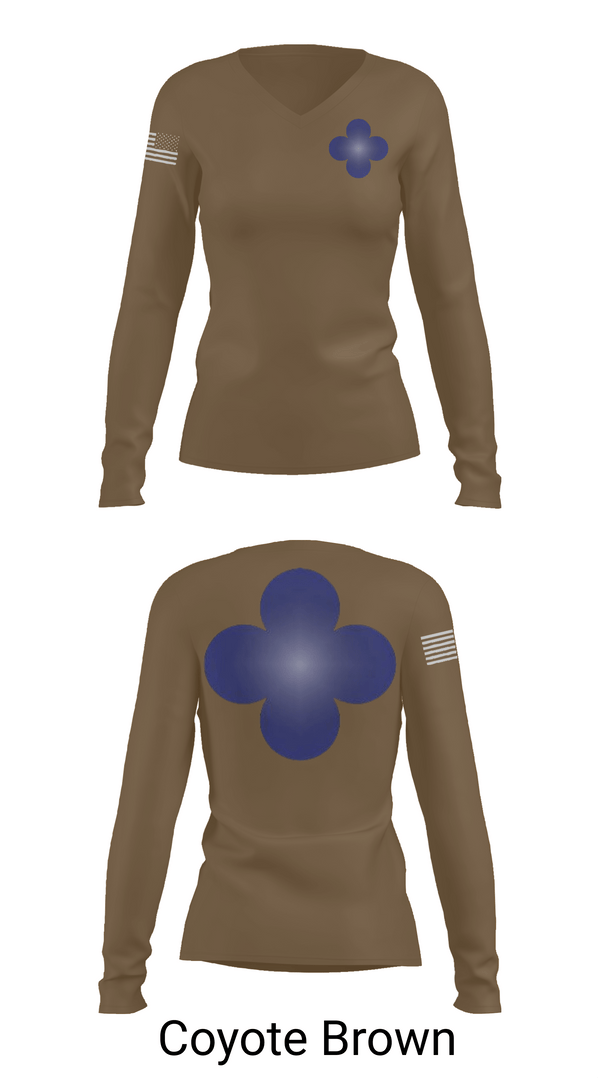Womens Long Sleeve Vneck Shirt, 338th Army Band, Army, Teamtime, Team time, sublimation, custom sports apparel, team uniforms, spirit wear, spiritwear, sports uniforms, custom shirts, team store, custom team store, fundraiser sports, apparel fundraiser