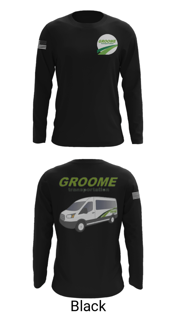 Long Sleeve Performance Shirt, Groome Transportation, , Teamtime, Team time, sublimation, custom sports apparel, team uniforms, spirit wear, spiritwear, sports uniforms, custom shirts, team store, custom team store, fundraiser sports, apparel fundraiser