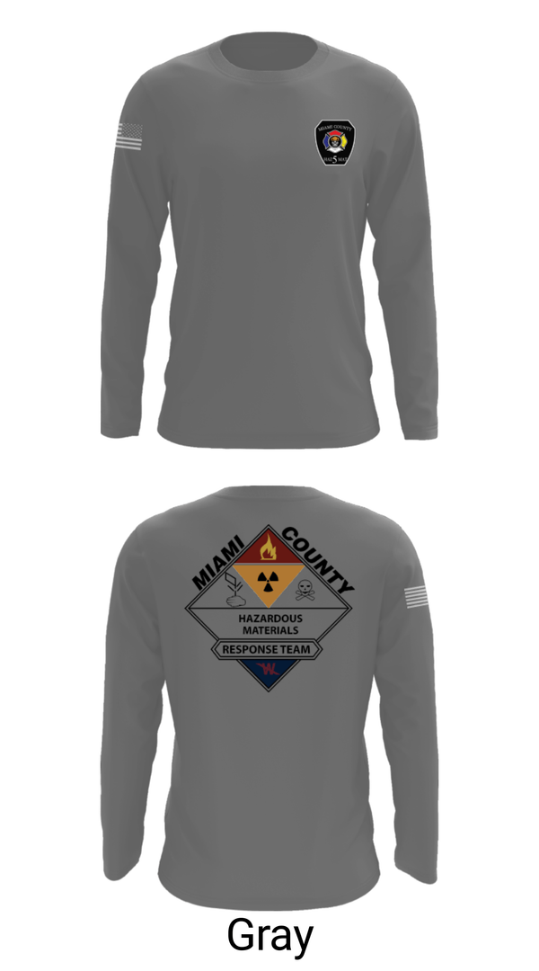 Long Sleeve Performance Shirt, Miami County Hazmat, , Teamtime, Team time, sublimation, custom sports apparel, team uniforms, spirit wear, spiritwear, sports uniforms, custom shirts, team store, custom team store, fundraiser sports, apparel fundraiser