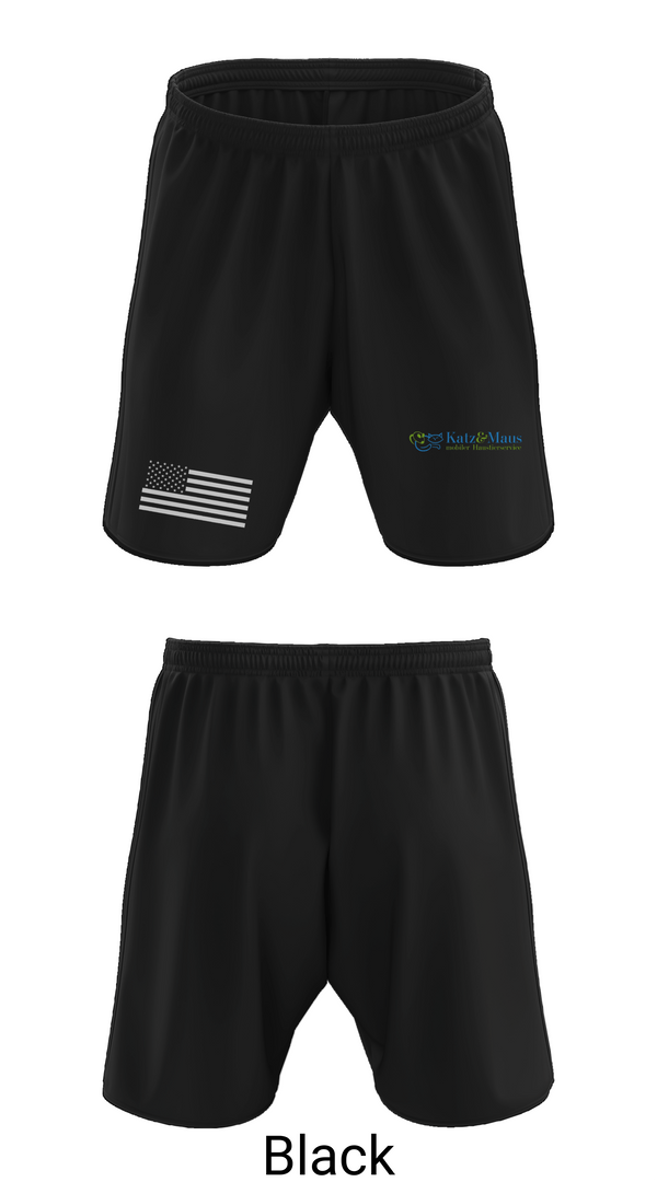 Athletic Shorts With Pockets, Katz&Maus - mobiler Haustierservice, , Teamtime, Team time, sublimation, custom sports apparel, team uniforms, spirit wear, spiritwear, sports uniforms, custom shirts, team store, custom team store, fundraiser sports, apparel fundraiser