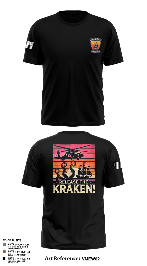 Old School Cotton Feel Shirt, A/2135th GSAB “SMUGGLERS”, Army, Teamtime, Team time, sublimation, custom sports apparel, team uniforms, spirit wear, spiritwear, sports uniforms, custom shirts, team store, custom team store, fundraiser sports, apparel fundraiser