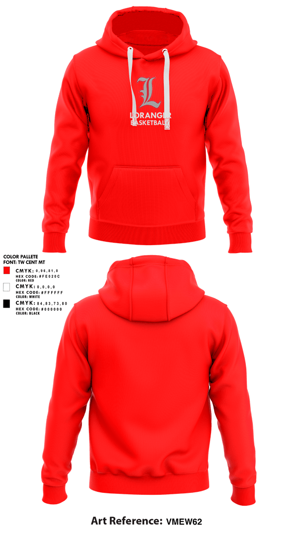 Hoodie, Loranger High School Basketball, Women's Basketball, Teamtime, Team time, sublimation, custom sports apparel, team uniforms, spirit wear, spiritwear, sports uniforms, custom shirts, team store, custom team store, fundraiser sports, apparel fundraiser