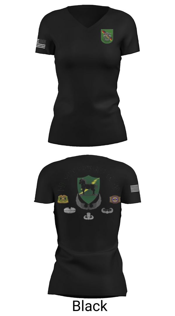 Womens Short Sleeve Vneck Shirt, 1-10 SFG FSC, Army, Teamtime, Team time, sublimation, custom sports apparel, team uniforms, spirit wear, spiritwear, sports uniforms, custom shirts, team store, custom team store, fundraiser sports, apparel fundraiser