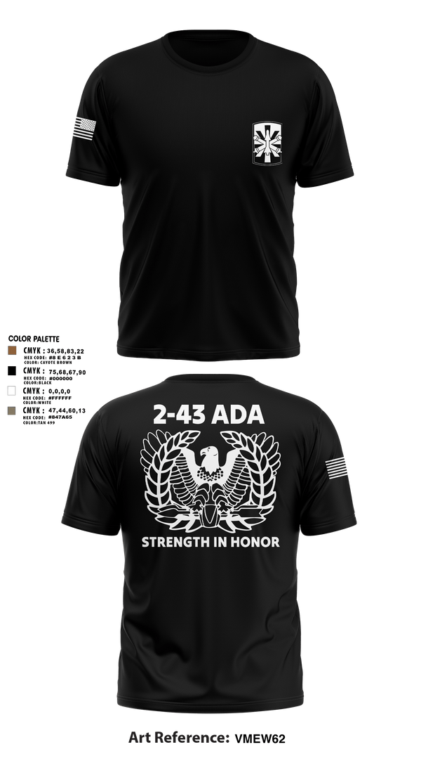 Old School Cotton Feel Shirt, 2/43 ADA, Army, Teamtime, Team time, sublimation, custom sports apparel, team uniforms, spirit wear, spiritwear, sports uniforms, custom shirts, team store, custom team store, fundraiser sports, apparel fundraiser