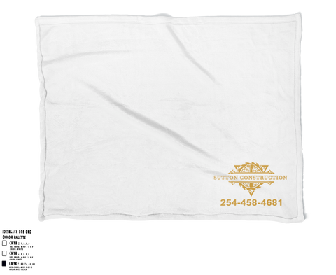 Blanket, Sutton Construction, , Teamtime, Team time, sublimation, custom sports apparel, team uniforms, spirit wear, spiritwear, sports uniforms, custom shirts, team store, custom team store, fundraiser sports, apparel fundraiser