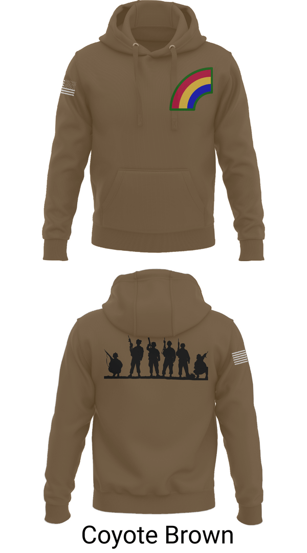 Hoodie, 42ND Infantry Division, Army, Teamtime, Team time, sublimation, custom sports apparel, team uniforms, spirit wear, spiritwear, sports uniforms, custom shirts, team store, custom team store, fundraiser sports, apparel fundraiser