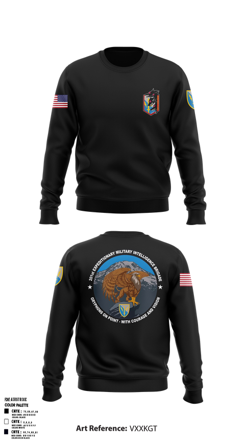 Crew Neck Sweatshirt, HHC, 201ST E-MIB, Army, Teamtime, Team time, sublimation, custom sports apparel, team uniforms, spirit wear, spiritwear, sports uniforms, custom shirts, team store, custom team store, fundraiser sports, apparel fundraiser
