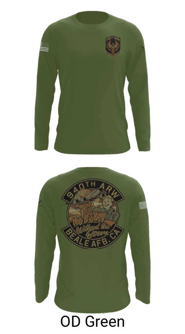 Long Sleeve Performance Shirt, 940 Air Refueling Wing, , Teamtime, Team time, sublimation, custom sports apparel, team uniforms, spirit wear, spiritwear, sports uniforms, custom shirts, team store, custom team store, fundraiser sports, apparel fundraiser