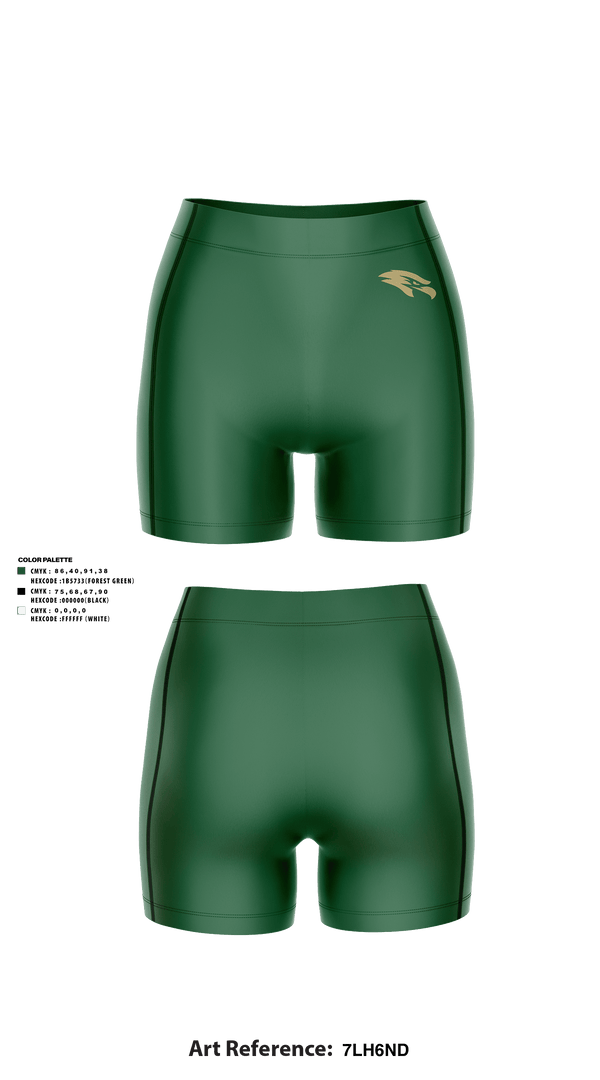 Women's Compression Shorts, Cypress Falls High School Track, Track & Field, Teamtime, Team time, sublimation, custom sports apparel, team uniforms, spirit wear, spiritwear, sports uniforms, custom shirts, team store, custom team store, fundraiser sports, apparel fundraiser