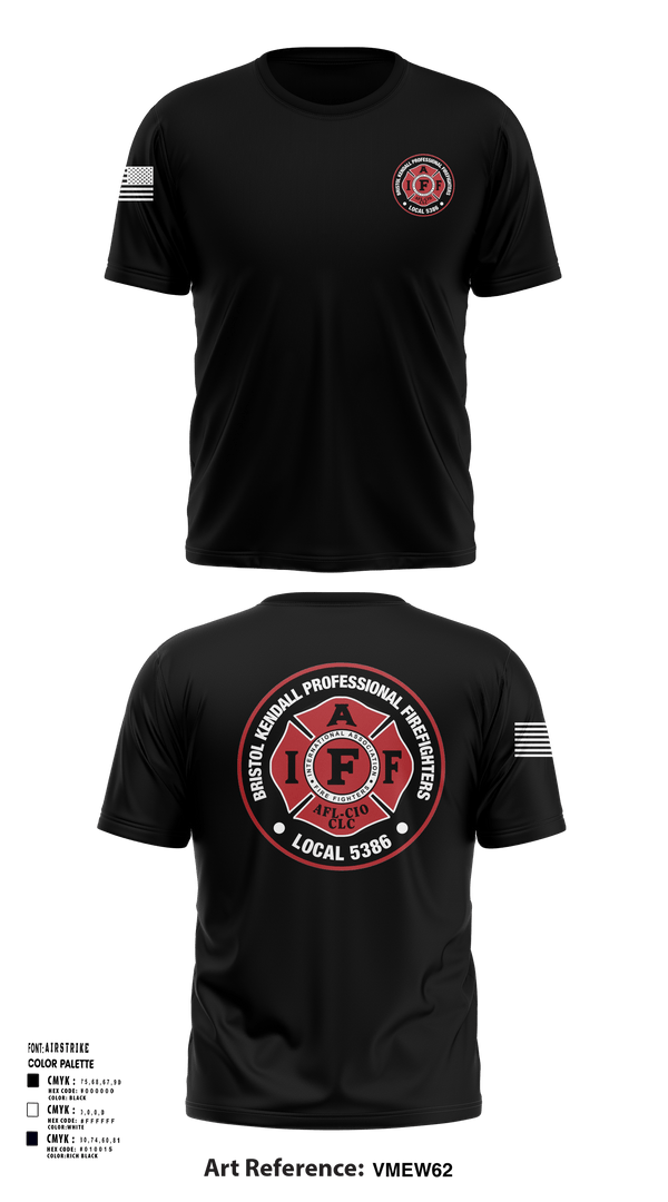 Short Sleeve Performance Shirt, Local 5386, Fire Department, Teamtime, Team time, sublimation, custom sports apparel, team uniforms, spirit wear, spiritwear, sports uniforms, custom shirts, team store, custom team store, fundraiser sports, apparel fundraiser