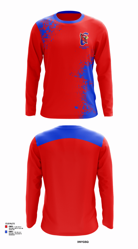 Long Sleeve Performance Shirt, Cheney Cardinals Bowling, Bowling, Teamtime, Team time, sublimation, custom sports apparel, team uniforms, spirit wear, spiritwear, sports uniforms, custom shirts, team store, custom team store, fundraiser sports, apparel fundraiser
