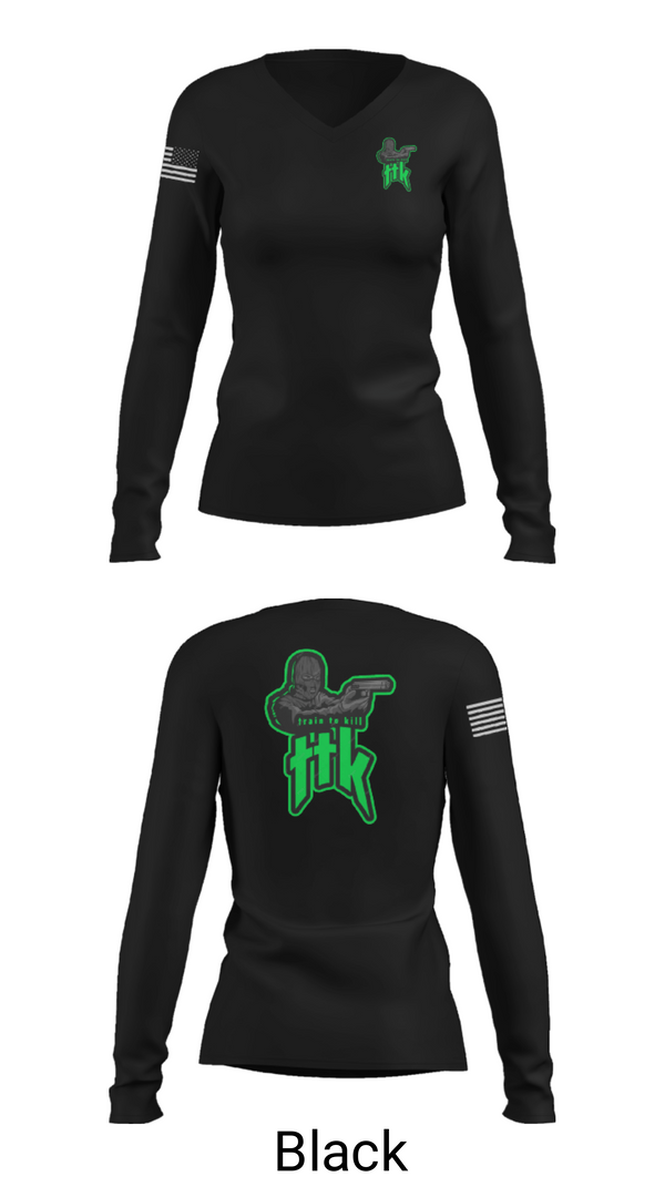 Women's Long Sleeve Vneck Shirt, TTK ELITE, Men's Basketball, Teamtime, Team time, sublimation, custom sports apparel, team uniforms, spirit wear, spiritwear, sports uniforms, custom shirts, team store, custom team store, fundraiser sports, apparel fundraiser
