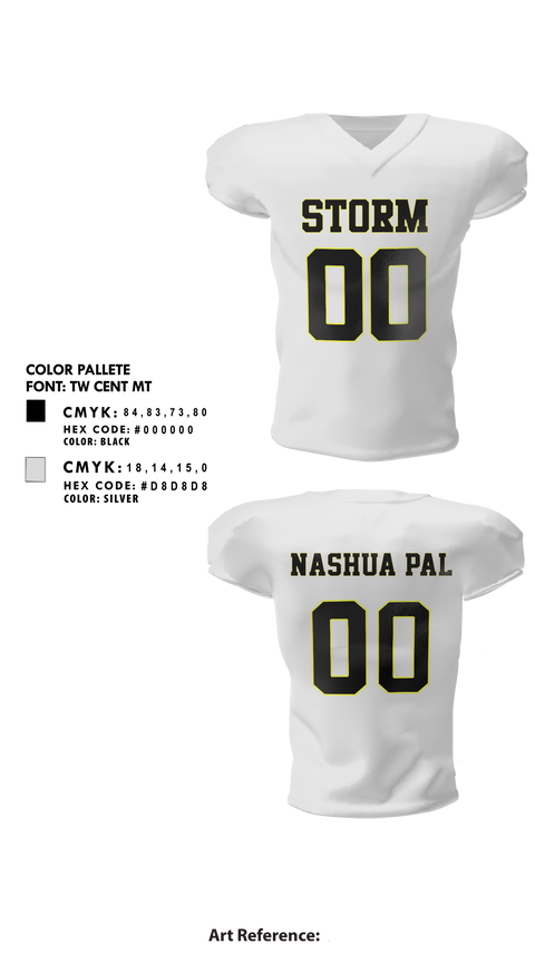 Football Jersey, Nashua PAL Storm Football, , Teamtime, Team time, sublimation, custom sports apparel, team uniforms, spirit wear, spiritwear, sports uniforms, custom shirts, team store, custom team store, fundraiser sports, apparel fundraiser