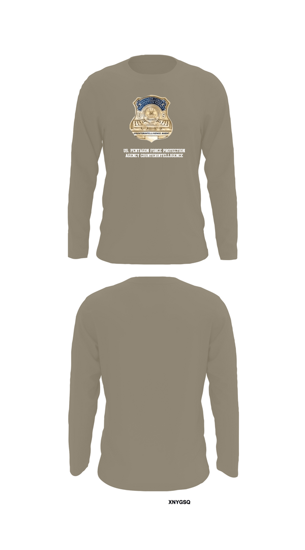 Long Sleeve Performance Shirt, US. Pentagon Force Protection Agency CounterintelligenceMARDET Fort Leonard Wood (FLW) DoD Interservice Non-Lethal Individual Weapons Instructor's Course Fort Leonard Wood Basic Military Police School House, Police, Teamtime, Team time, sublimation, custom sports apparel, team uniforms, spirit wear, spiritwear, sports uniforms, custom shirts, team store, custom team store, fundraiser sports, apparel fundraiser