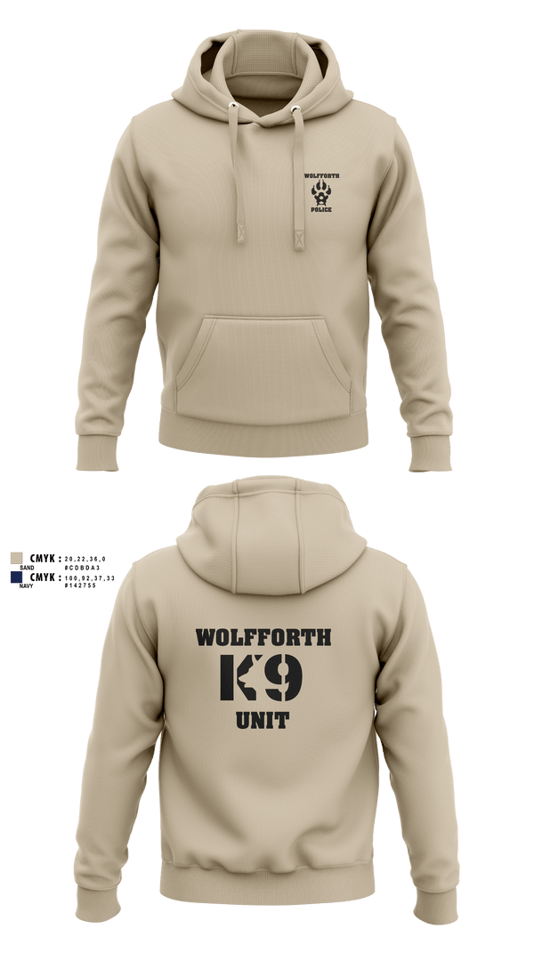 Hoodie, Wolfforth Police Department, Police, Teamtime, Team time, sublimation, custom sports apparel, team uniforms, spirit wear, spiritwear, sports uniforms, custom shirts, team store, custom team store, fundraiser sports, apparel fundraiser