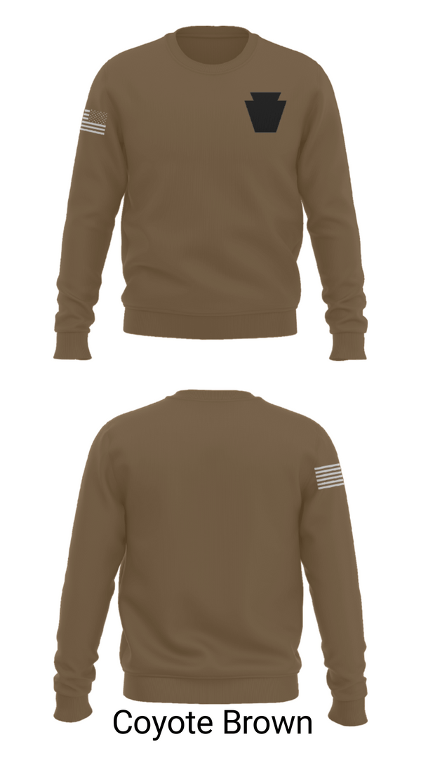 Crew Neck Sweatshirt, Blackout, National Guard, Teamtime, Team time, sublimation, custom sports apparel, team uniforms, spirit wear, spiritwear, sports uniforms, custom shirts, team store, custom team store, fundraiser sports, apparel fundraiser