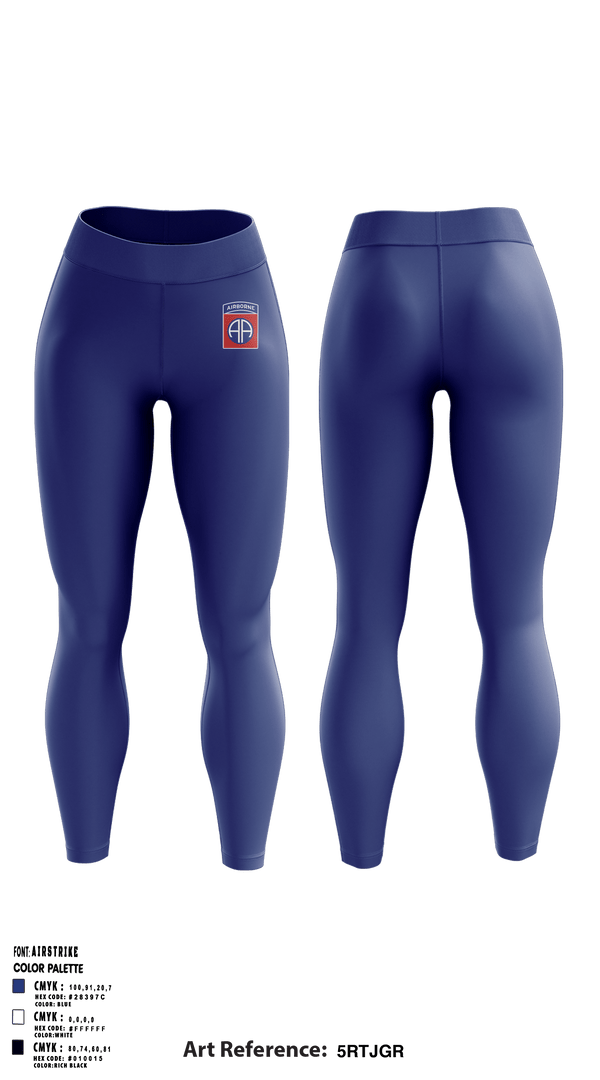 Womens Leggings, 2BCT H2F, Army, Teamtime, Team time, sublimation, custom sports apparel, team uniforms, spirit wear, spiritwear, sports uniforms, custom shirts, team store, custom team store, fundraiser sports, apparel fundraiser