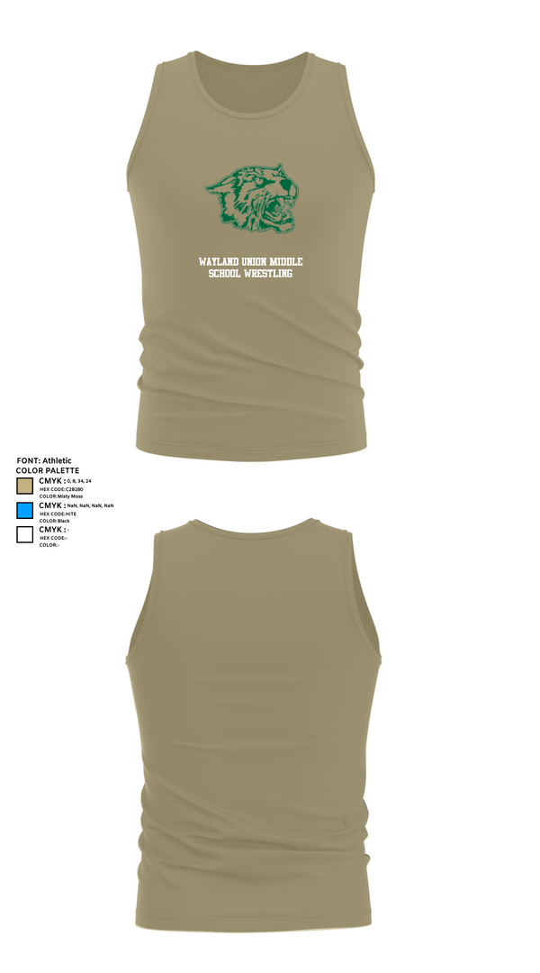 Tank Top, Wayland Union Middle School Wrestling, Wrestling, Teamtime, Team time, sublimation, custom sports apparel, team uniforms, spirit wear, spiritwear, sports uniforms, custom shirts, team store, custom team store, fundraiser sports, apparel fundraiser