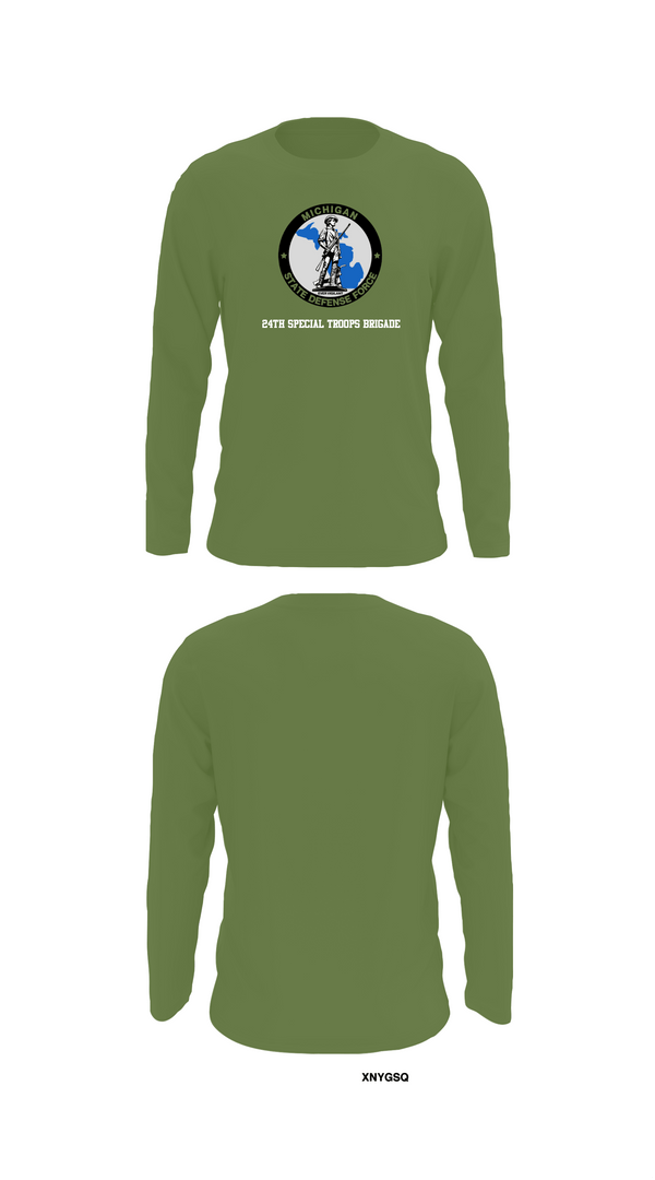 Long Sleeve Performance Shirt, 24th Special Troops Brigade, National Guard, Teamtime, Team time, sublimation, custom sports apparel, team uniforms, spirit wear, spiritwear, sports uniforms, custom shirts, team store, custom team store, fundraiser sports, apparel fundraiser