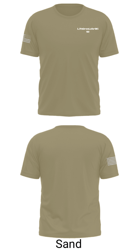 Short Sleeve Performance Shirt, 1./PzGrenLehrBtl 92, Army, Teamtime, Team time, sublimation, custom sports apparel, team uniforms, spirit wear, spiritwear, sports uniforms, custom shirts, team store, custom team store, fundraiser sports, apparel fundraiser