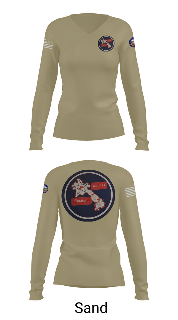 Womens Long Sleeve Vneck Shirt, saul, , Teamtime, Team time, sublimation, custom sports apparel, team uniforms, spirit wear, spiritwear, sports uniforms, custom shirts, team store, custom team store, fundraiser sports, apparel fundraiser