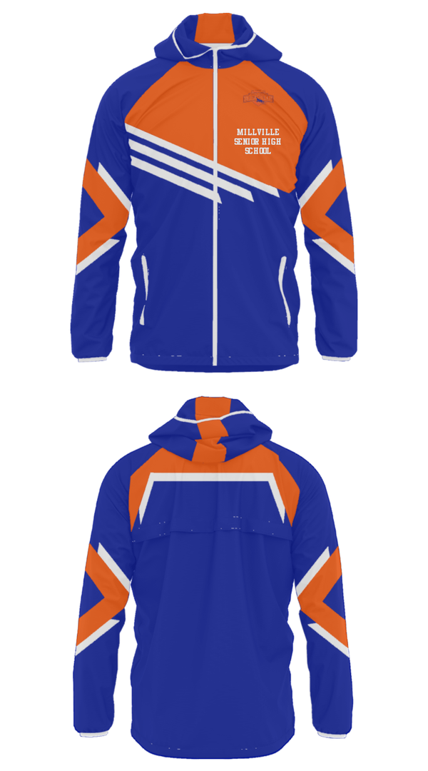 Windbreaker, Millville Senior High School, Spirit Store, Teamtime, Team time, sublimation, custom sports apparel, team uniforms, spirit wear, spiritwear, sports uniforms, custom shirts, team store, custom team store, fundraiser sports, apparel fundraiser