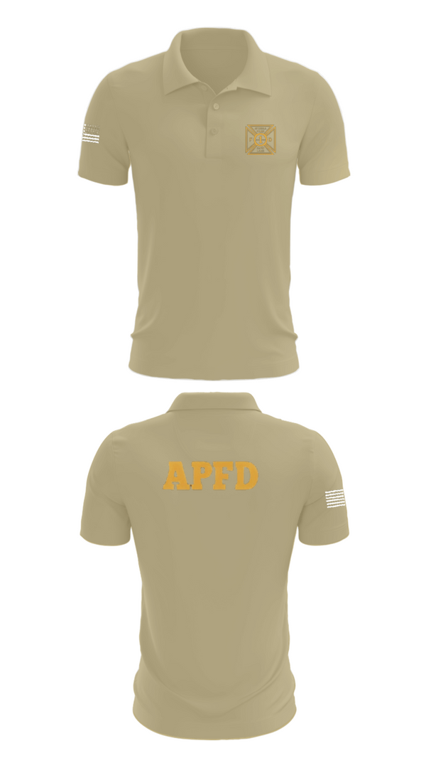 Short Sleeve Performance Polo, APSLFD, Fire Department, Teamtime, Team time, sublimation, custom sports apparel, team uniforms, spirit wear, spiritwear, sports uniforms, custom shirts, team store, custom team store, fundraiser sports, apparel fundraiser